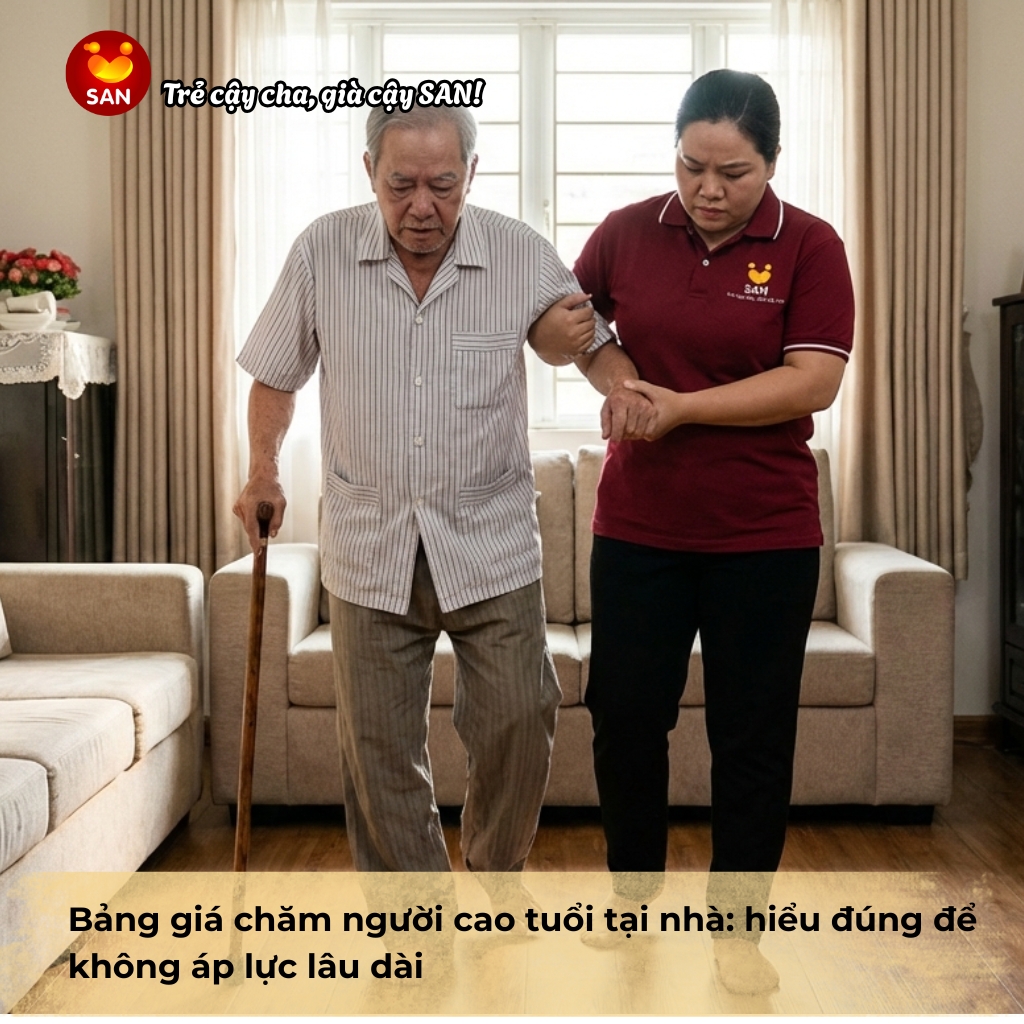 bảng giá chăm người cao tuổi tại nhà