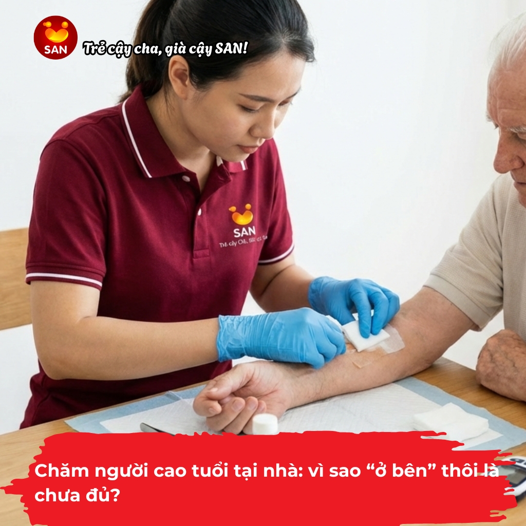 chăm người cao tuổi tại nhà