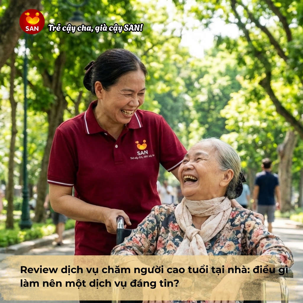 chăm người cao tuổi tại nhà